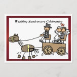 Funny Wedding Anniversary Invitation