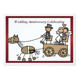 Funny Wedding Anniversary Invitation