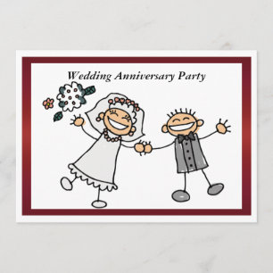 Funny Wedding Anniversary Invitation