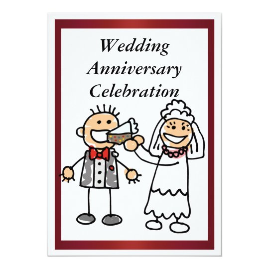 Funny Wedding Anniversary Invitation