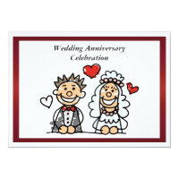 Funny Wedding Anniversary Invitation