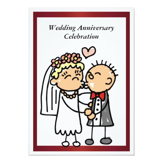 Funny Wedding Anniversary Invitation