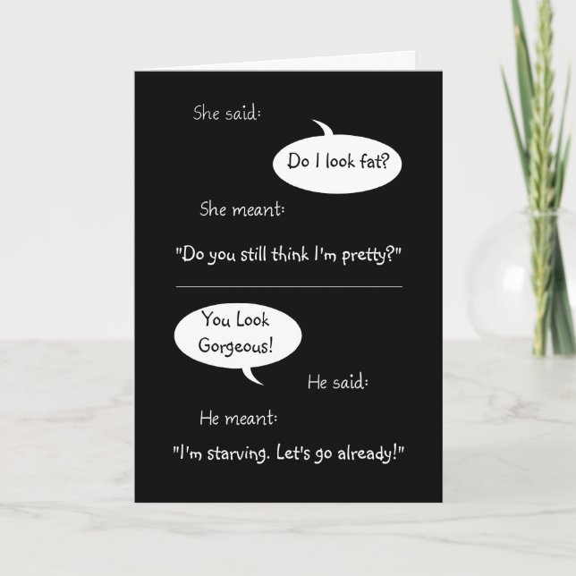 Funny Wedding Anniversary Married Humor Card (Front)