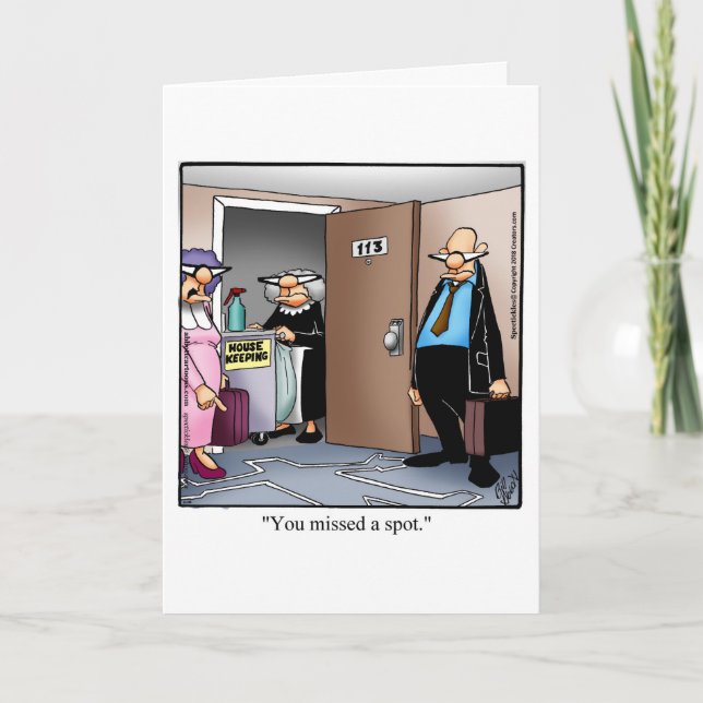 Funny Wedding Anniversay Greeting Card (Front)