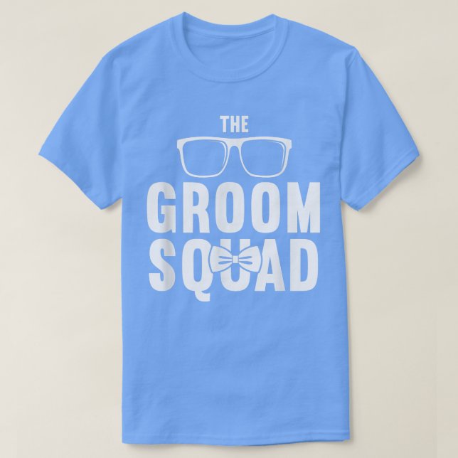Funny Wedding bachelor party The Groom Squad  T-Shirt (Design Front)
