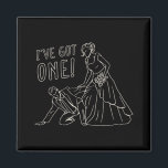 Funny Wedding Bride And Groom Design  Magnet<br><div class="desc">Funny Wedding Bride And Groom Design</div>