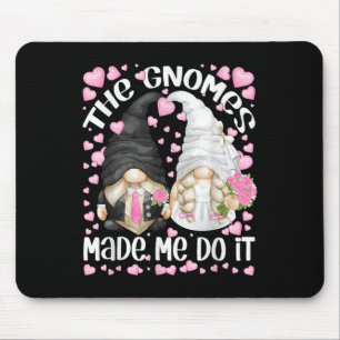 Funny Wedding Bride And Groom Motif The Gnomes Mad Mouse Pad