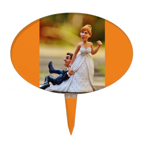 FUNNY WEDDING CAKE TOPPERS RELUCTANT GROOM