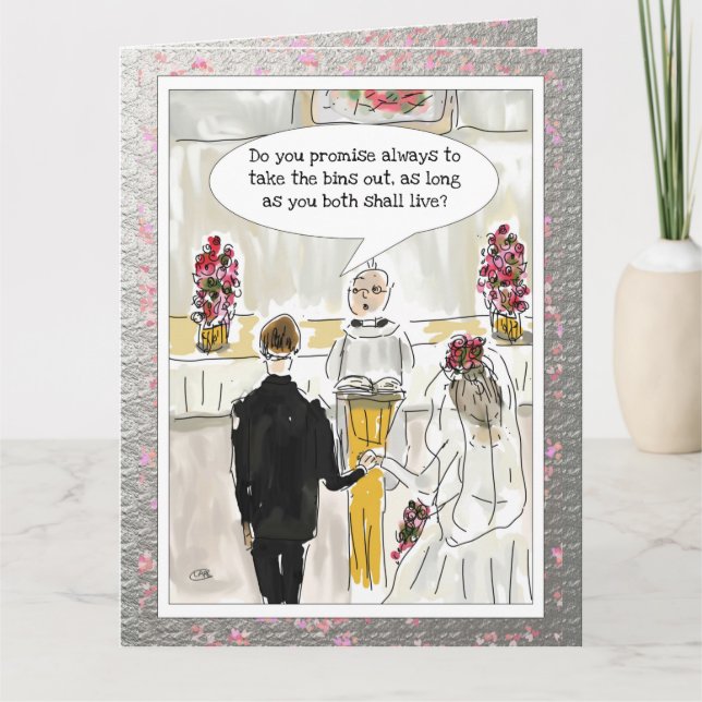 Funny Wedding Card (Front)