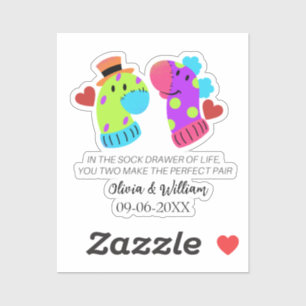 Funny Wedding Card, Couples Card, Funny Engagement Sticker
