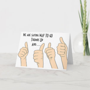 FUNNY **WEDDING CONGRATULATIONS** FROM US CARD