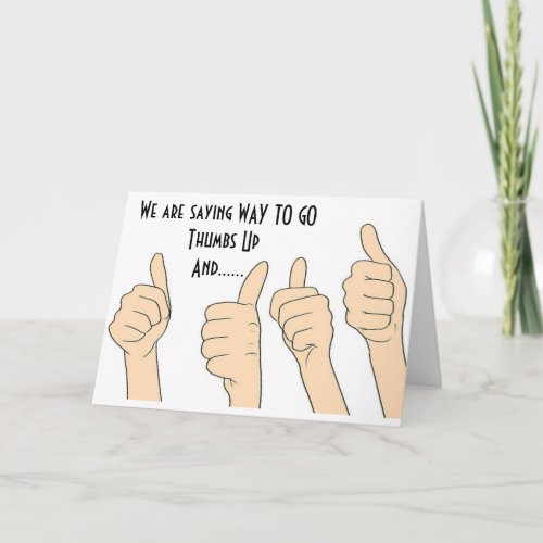 FUNNY WEDDING CONGRATULATIONS FROM US CARD