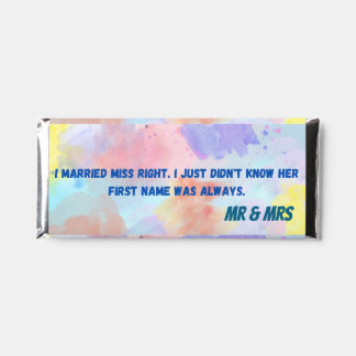 Funny wedding favors hershey bar favors