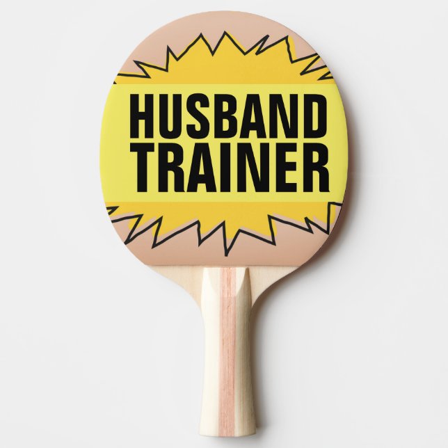 FUNNY WEDDING GIFT HUSBAND TRAINER SPANKING PADDLE (Front)