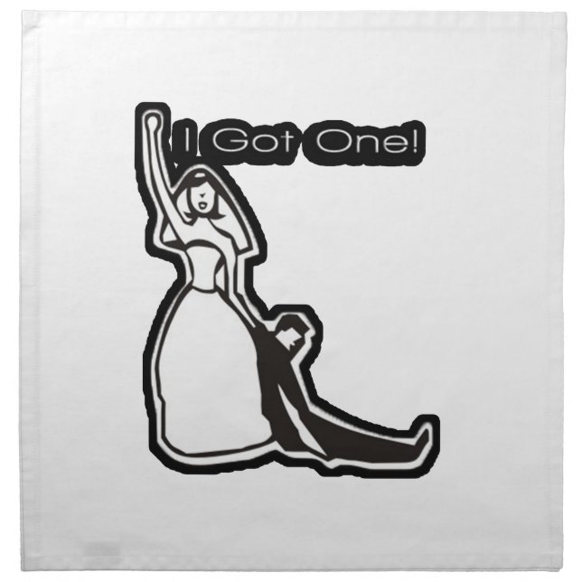 Funny wedding i got one napkin (Front)