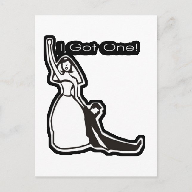 Funny wedding i got one postcard (Front)