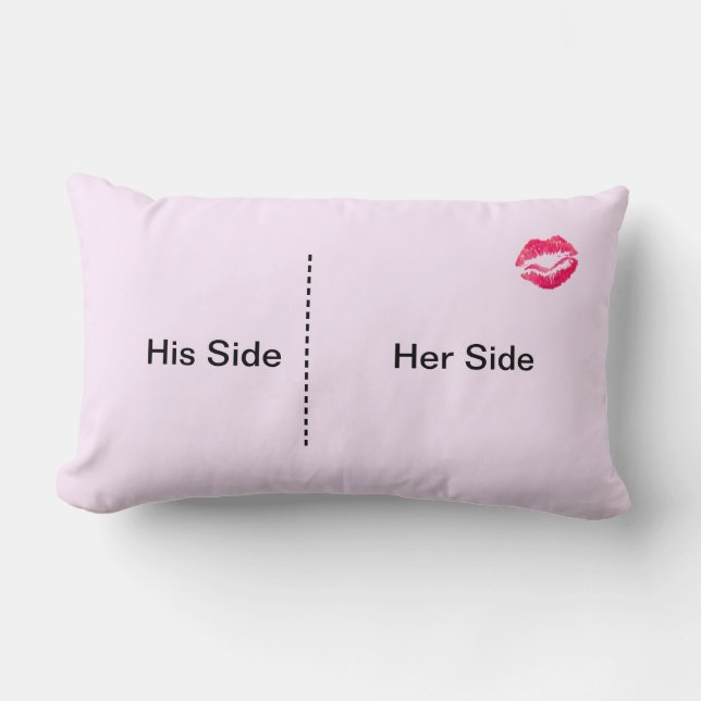 Funny wedding or shower lumbar pillow (Front)