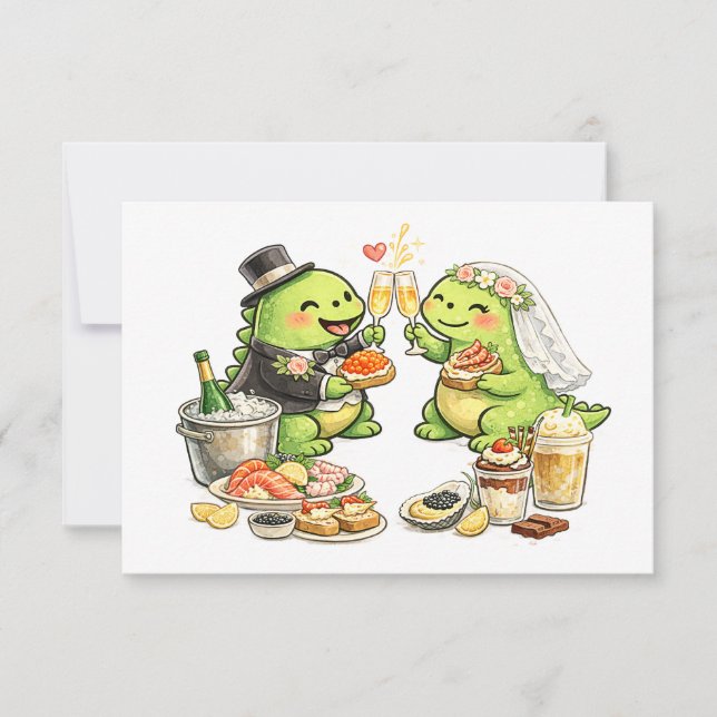 Funny Wedding RSVP Card (Front)