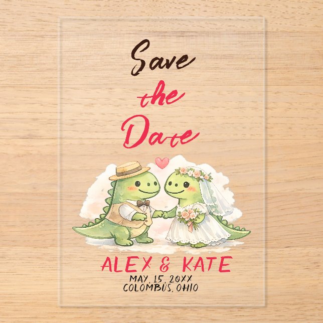 Funny Wedding Save the Date  (Front)