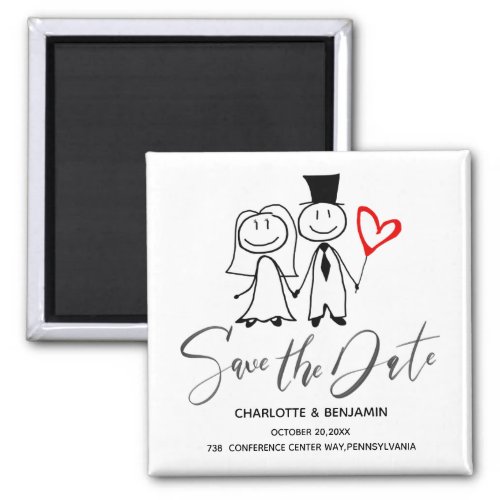 Funny Wedding Save the Date  Magnet