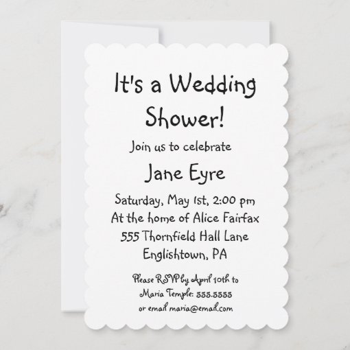 Funny Wedding Shower Invitation For Cat Lovers Zazzle 0056