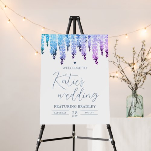 Funny Wedding Welcome Sign Template Modern Floral