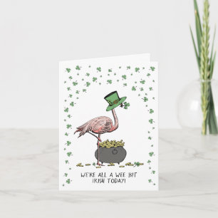 Funny Wee bit Irish St Patrick’s Day Card