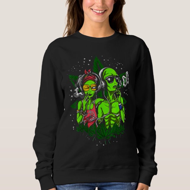 Funny Weed  For Men And Women Sweatshirt (Front)
