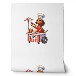 Funny Weenie Dachshund Dog Sausage Hotdog Sandwich Wallpaper