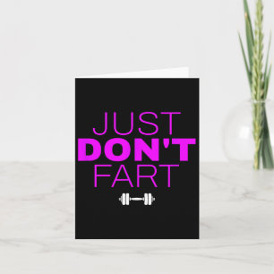 Funny Weightlifting Bodybuilding Power Lifting Say Card