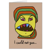 Funny WEIRDOS Hungry Cartoon (Front)