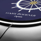 Funny Welcome Aboard Ship's Wheel LED Sign (Edge)