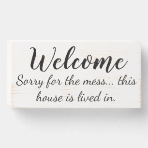 Funny Welcome Sign