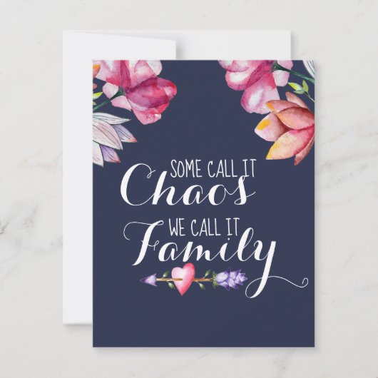 Funny Welcome To Our Family In-Law Watercolor Art (Front)