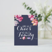 Funny Welcome To Our Family In-Law Watercolor Art (Standing Front)