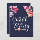 Funny Welcome To Our Family In-Law Watercolor Art (Front/Back)