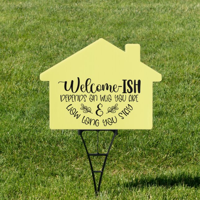 funny welcome word art sign (Insitu)