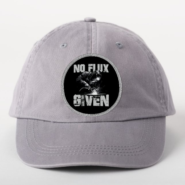 Funny Welder No Flux Given Strike An Arc Patch (On Headwear)