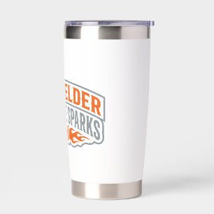 Funny Welder Sparks Fly Welding Gift Travel Insulated Tumbler