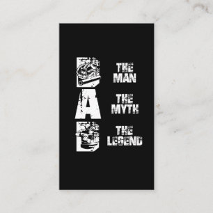 Funny Welding Dad Man Myth Legend Father Welder Business Card