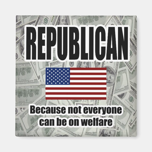 Funny Welfare Magnet (Front)