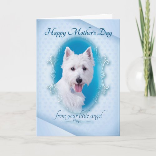 Funny Westie Mothers Day Card