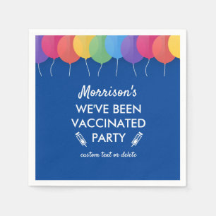 Funny We've Been Covid Vaccinated Party Custom Napkins