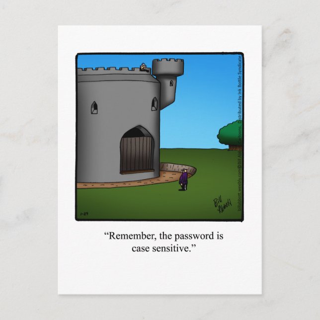 Funny "We've Moved" Humor Postcard (Front)