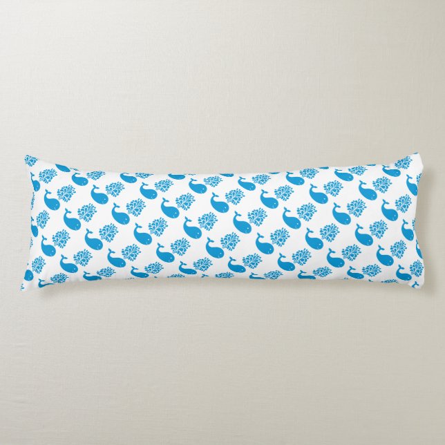 Funny whale body pillow (Front)