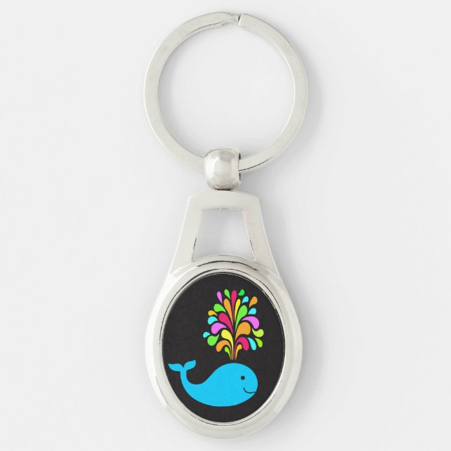 Funny whale keychain (Front)