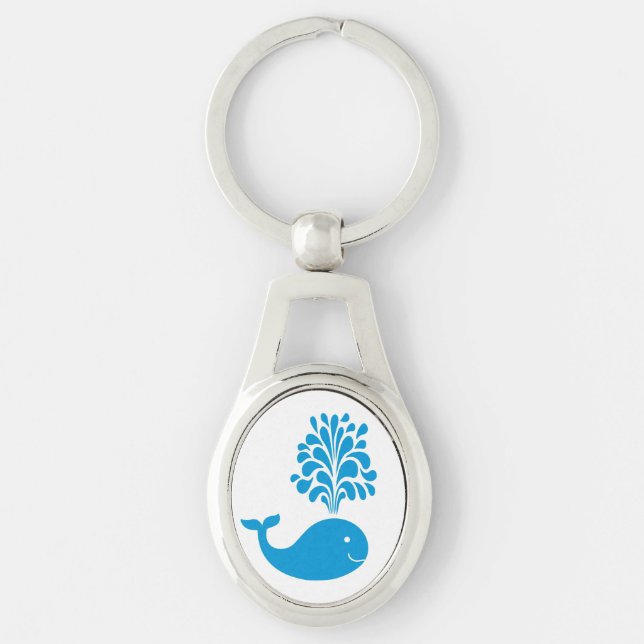 Funny whale keychain (Front)