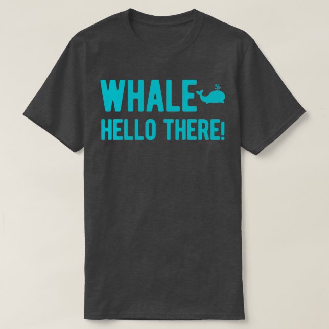 Funny Whale T-Shirt (Design Front)