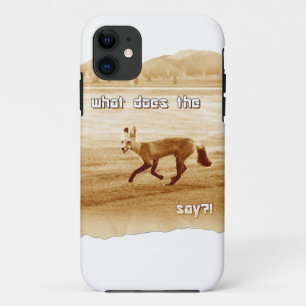 funny what does the fox say iPhone 11 case