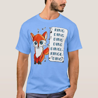 Funny What does the Fox say Fox Lover Tee Gift